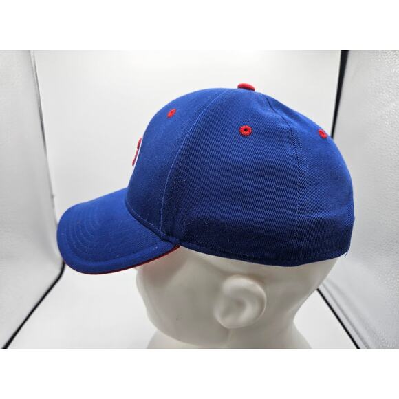 MLB Chicago Cubs Youth Baseball Cap Blue Red Logo Adjustable Fan Favorite - Picture 8 of 8